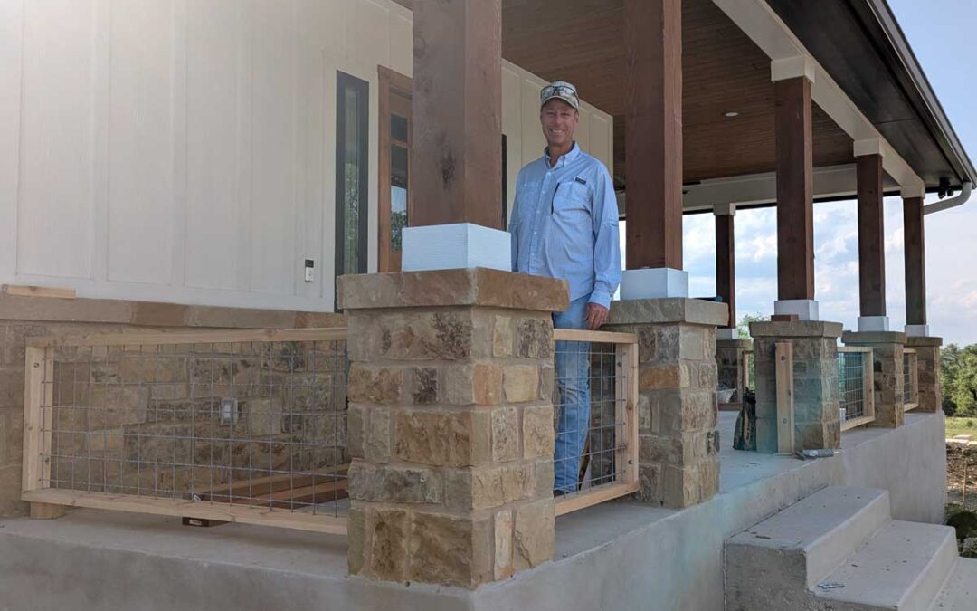 Custom Cedar Railings: A Blanco Porch Transformation